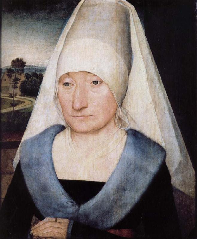 Hans Memling Portrait of elderly women oil painting image